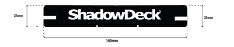 140x21mm Flat Decking Profile, 2 sided groove