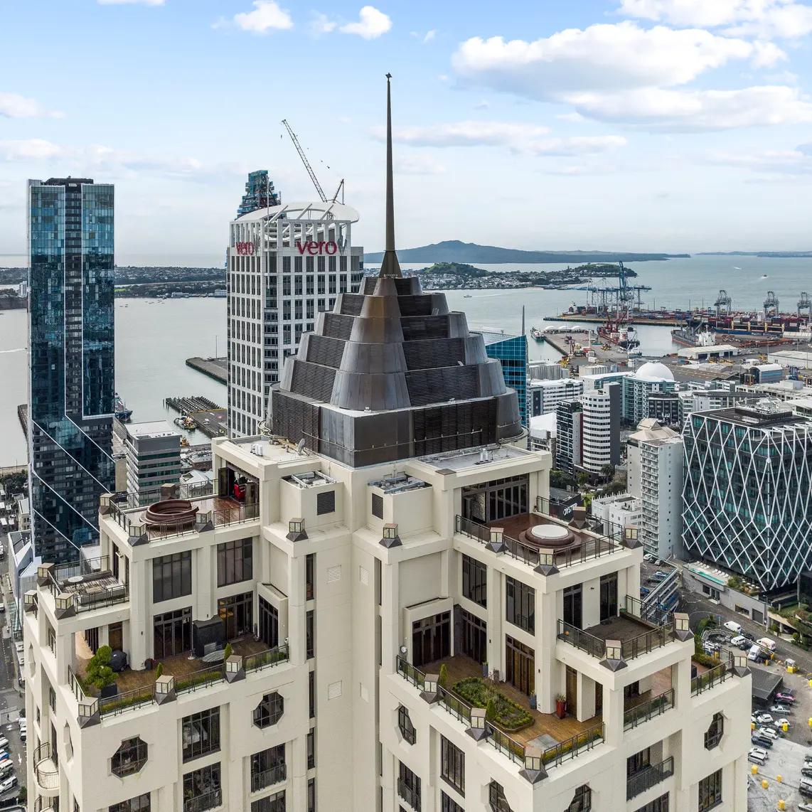 The Metropolis Auckland deck overview
