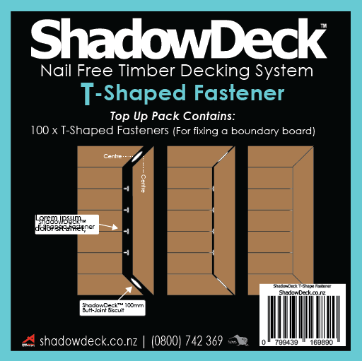 T-Shaped Fasteners Pack